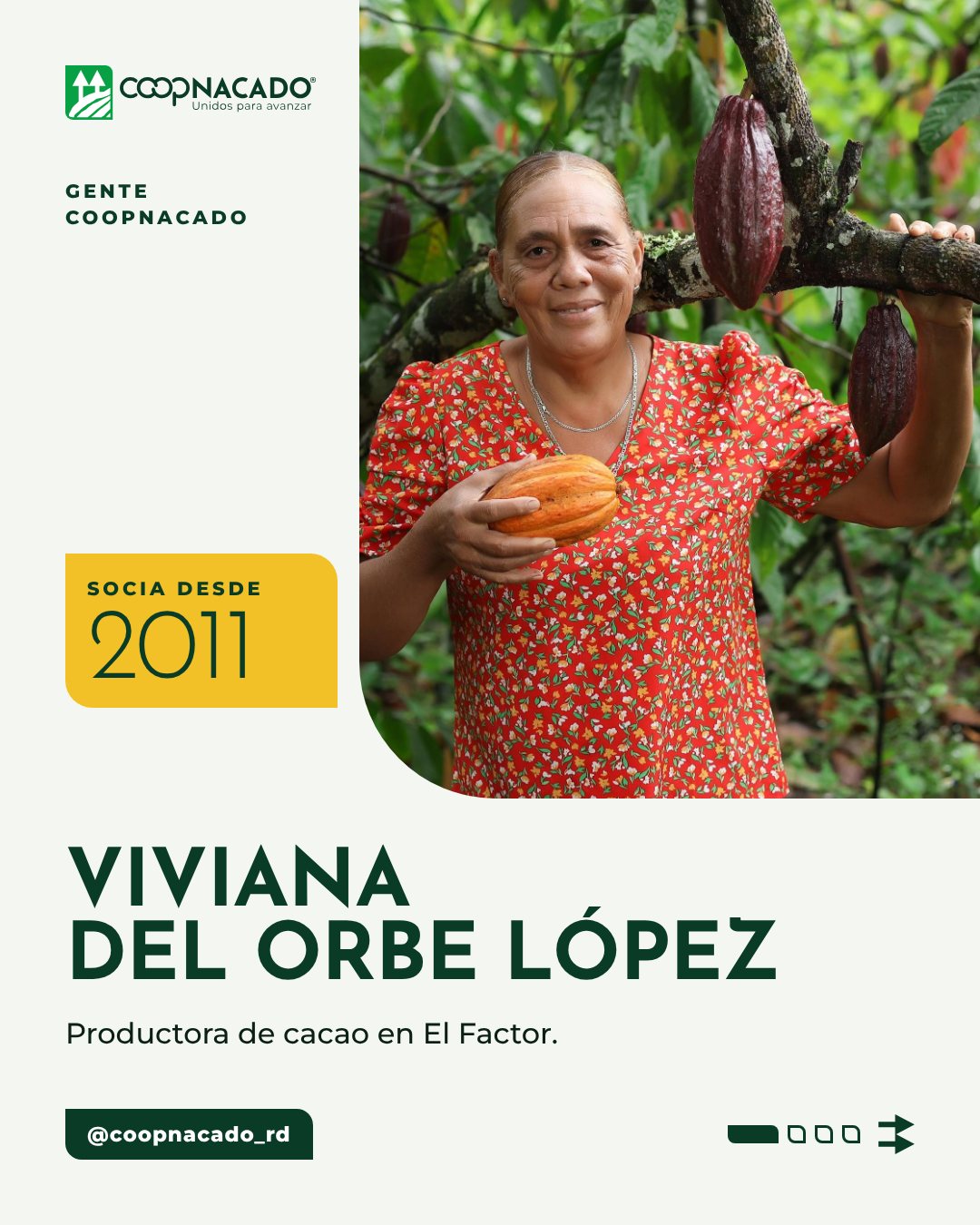 Viviana del Orbe López. Lámina 1 de 4 de su historia